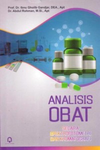 Image of Analisi Obat;Secara Spektrofotometri dan Kromatografi